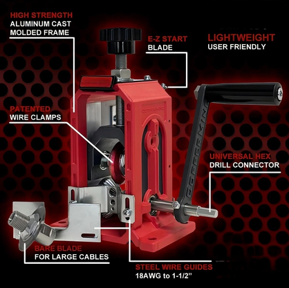 Advantages and principles of manual wire strippers